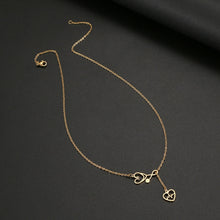 Cargar imagen en el visor de la galería, Stainless Steel Necklaces Stethoscope Electrocardiogram Pendant Collar Chain Fashion Necklace For Woman Jewelry Party Best Gifts
