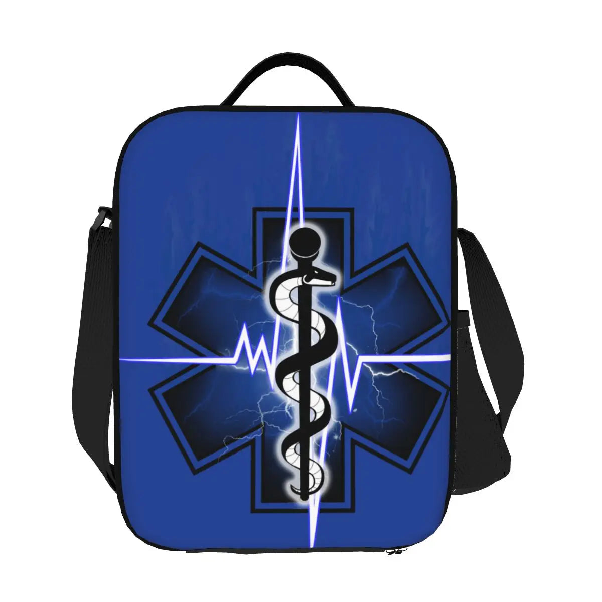 EMS/EMT/Paramedic Star Of Life Insulated Lunch Bag