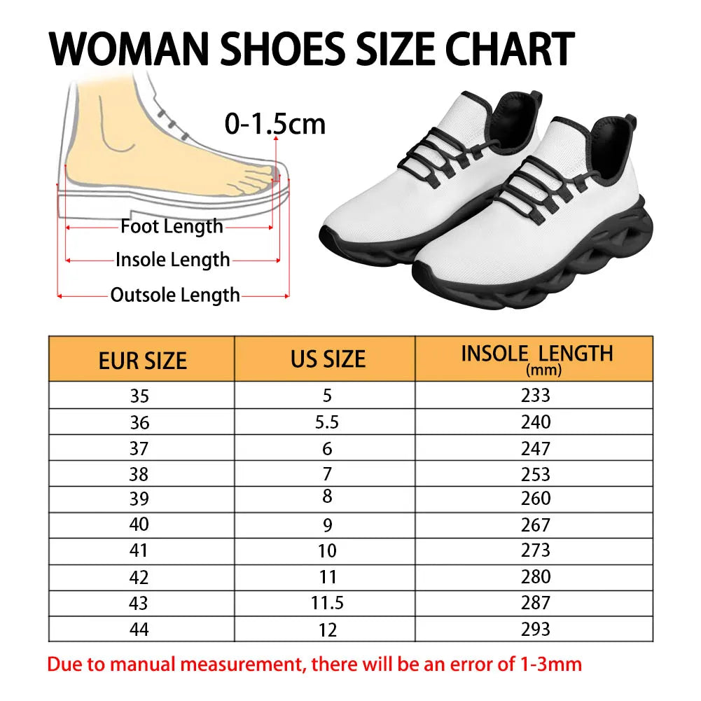 Women's Mesh Swing Sneakers Kawaii Nurse and Teeth Cartoon Platform Shoes for Ladies Comfort Lace-up Walking Tennis