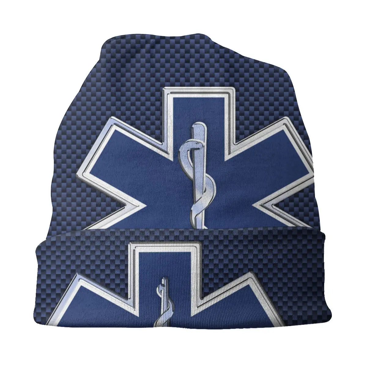 EMS/EMT/PARAMEDIC Star Of Life Beanie Knitted Hat Medic Beanies