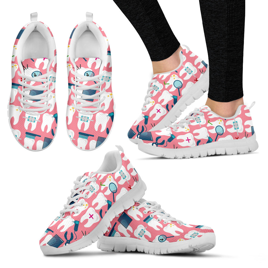 Dental Hygienist Women's Sneakers White Sole