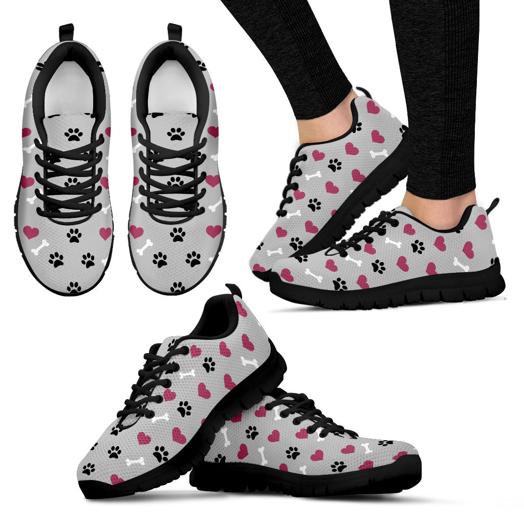 Veterinarian Dog Lover Gradient  Color Flats Women Shoes Paw Print Ladies Running Jogging Shoes Spring/Autumn Female Sneakers Casual Shoes.