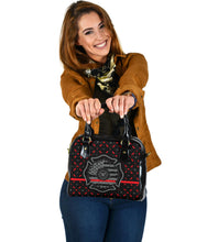 Load image into Gallery viewer, Thin Red Line Sunflower Firefighter PU Faux Leather Handbag NEW
