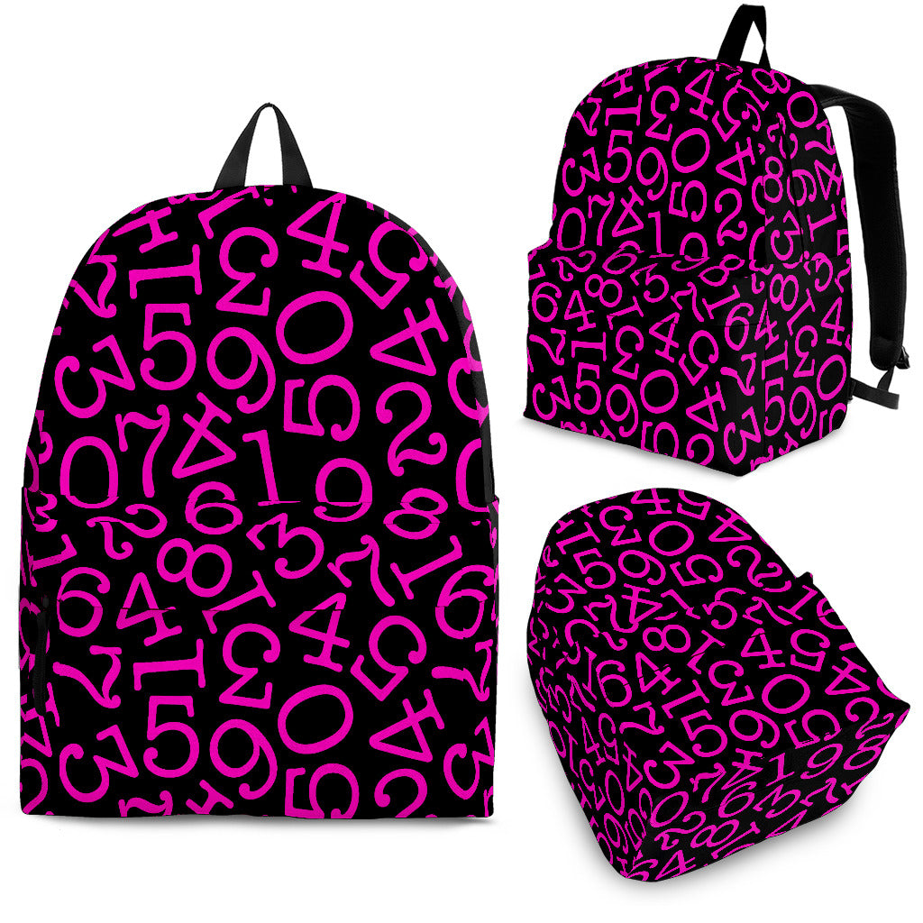 Teacher Letters/Numbers Pink