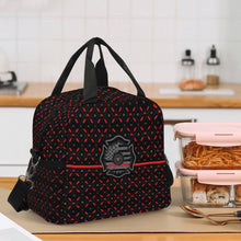 Load image into Gallery viewer, Firefighter Thin Red Line All Over Print Lunch Bag
