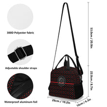 Load image into Gallery viewer, Firefighter Thin Red Line All Over Print Lunch Bag

