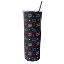 Load image into Gallery viewer, Travel Nurse Tumbler With Stainless Steel Straw 20oz
