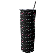 Load image into Gallery viewer, Phlebotomist Lab Tech Tumbler With Stainless Steel Straw 20oz
