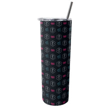 Load image into Gallery viewer, EMS Life Tumbler With Stainless Steel Straw 20oz
