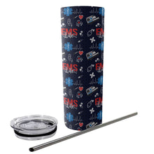 Cargar imagen en el visor de la galería, EMS Tumbler With Stainless Steel Straw 20oz
