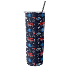 Load image into Gallery viewer, EMS Tumbler With Stainless Steel Straw 20oz
