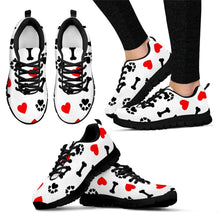 Load image into Gallery viewer, Women Veterinarian Dog Lover Printing Flat Shoes Ladies Lace-up Mesh Shoes Females Flat Sneakers
