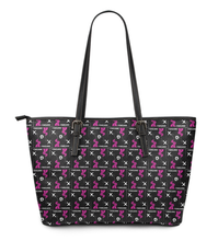 Load image into Gallery viewer, #TravelNurse Large PU Faux Leather Tote Bag
