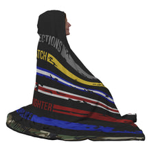 Load image into Gallery viewer, No One Fights Alone Hooded Blanket
