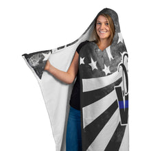 Load image into Gallery viewer, Police Wife Hooded Blanket
