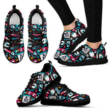 Cargar imagen en el visor de la galería, Sneakers Casual Running Jogging Shoes For Women Man Optimistic 3D Printed Nurse Shoes Male Zapatos Mesh Ladies Sneaker
