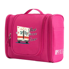 Load image into Gallery viewer, Pink Nurse Hanging Cosmetic MakeUp and Toiletry Bag Handbag Women Wash Pouch Hook Up Cosmetic Bags Travel Camping Toiletry Organizer Nurse Print Waterproof Make Up Case
