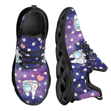 Cargar imagen en el visor de la galería, Women Lace Up Starry Sky Dentist Sneakers Cartoon Tooth/Dental Brand Design Female Wear-resistant Flat Walking Shoes
