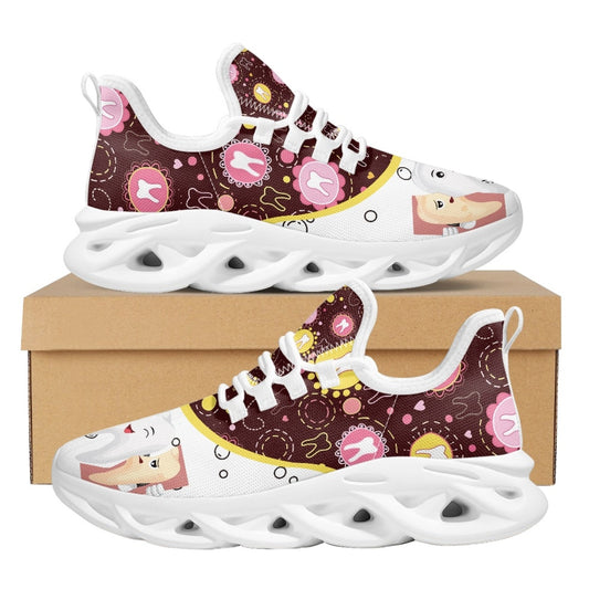 Zapatos dentales divertidos para Mujer, zapatillas con diseño de Hada Dental, Zapatos cómodos para correr, Zapatos de malla para caminar, Zapatos para Mujer