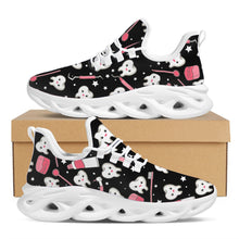 Cargar imagen en el visor de la galería, Cute Cartoon Tooth Pattern Women Slip On Sneakers Dentist Mesh Ladies Shoes Light Casual Summer Beach Water Loafers

