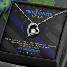 Load image into Gallery viewer, My Police Wife Forever Love Necklace
