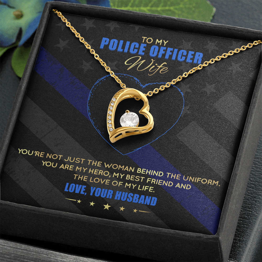 My Police Wife Forever Love Necklace