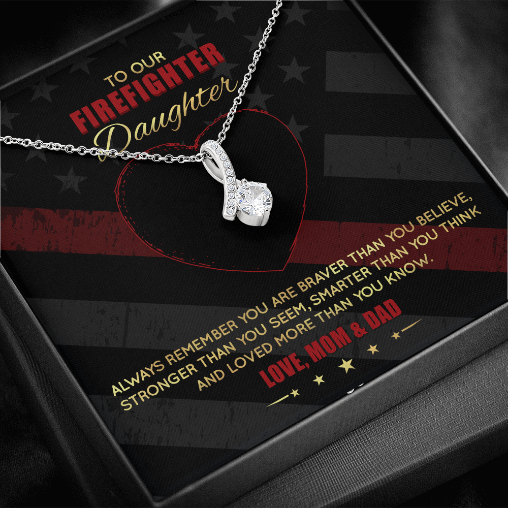 Firefighter daughter necklace discount