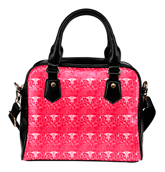 Registered Nurse RN PU Faux Leather Handbag
