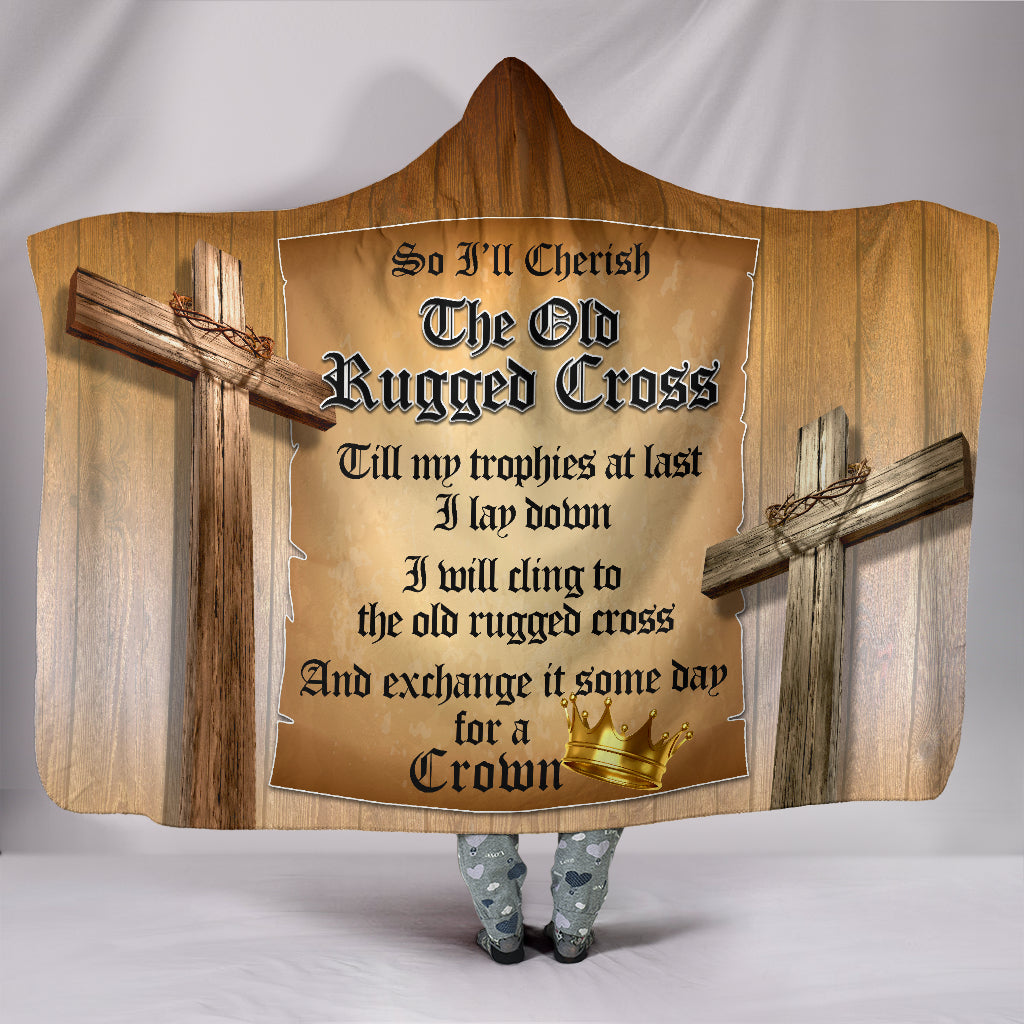 Manta con capucha Old Rugged Cross