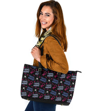 Cargar imagen en el visor de la galería, Travel Nurse Large PU Faux Leather Tote Bag
