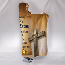 Load image into Gallery viewer, Old Rugged Cross Hooded Blanket
