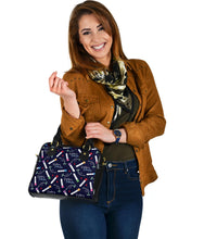 Load image into Gallery viewer, Phlebotomy Rainbows and Butterflies Large PU Faux Leather Handbag
