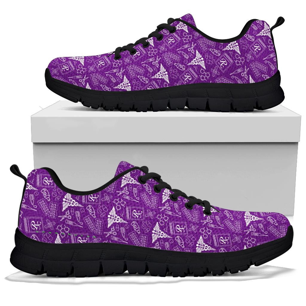Pharmacy Technician Nurse Practitioner Purple Women's Sneakers