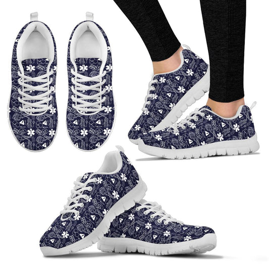 Medical Professionals Blue Women's Sneakers