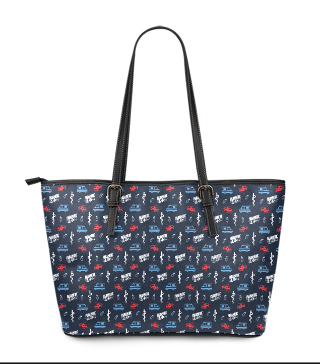 Bolso tote grande de piel sintética de PU Paramedic Life